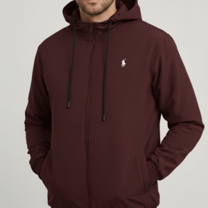 maroon-hoodie jacket