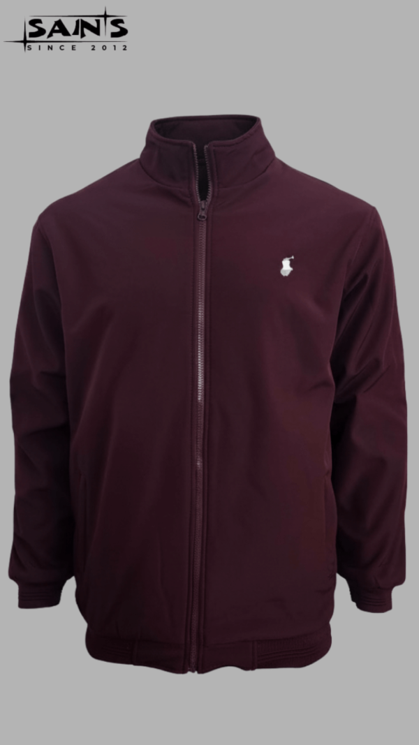 maroon winter jacket